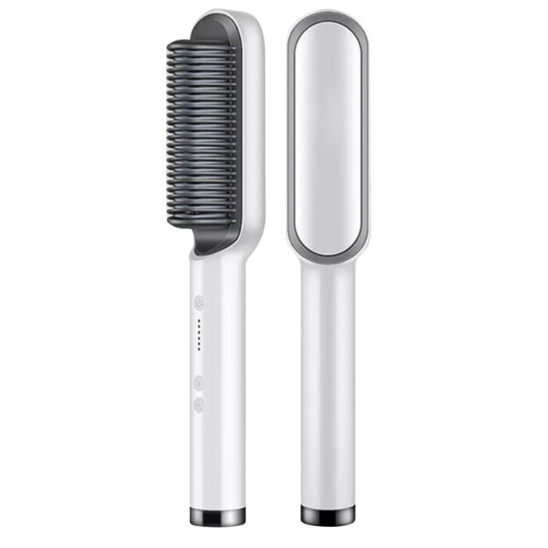 Brush Hair Curler & Straightener Styler For Women (random Color)