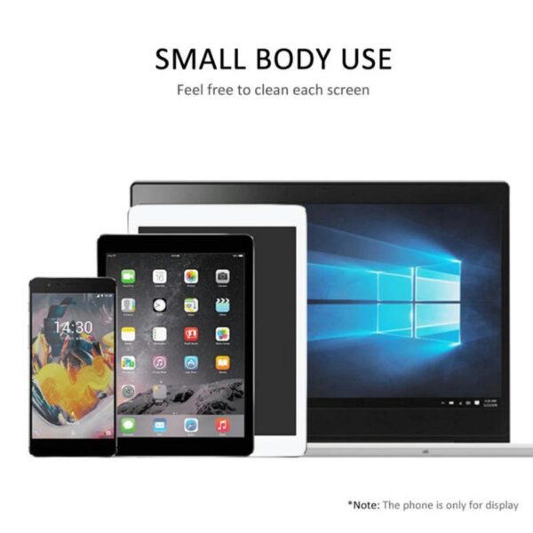 Phone Screen Cleaner Portable Sprayer Mobile, Tablet, Pc, Microfiber Cloth, Cleaning, Artifact Storage