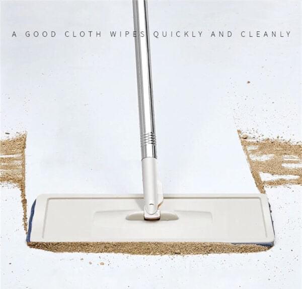 Flat Squeeze Mop And Bucket – Hand-free Wringing Floor Cleaning Mop For Floor Cleaning