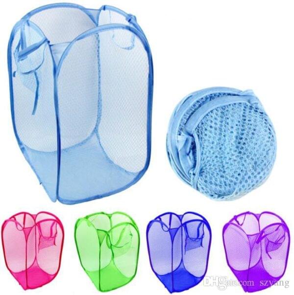 Foldable Laundry Basket – Random Color