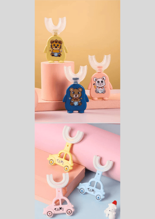 Manual Children U-shaped Toothbrush (random Color/shape)