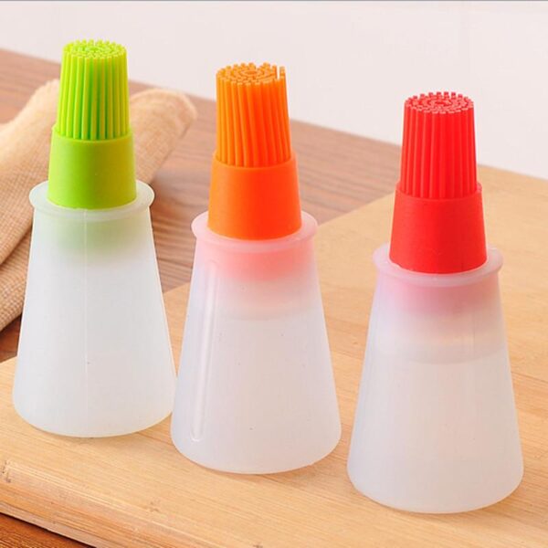 Silicone Cooking Oil Bottle With Basting Brush