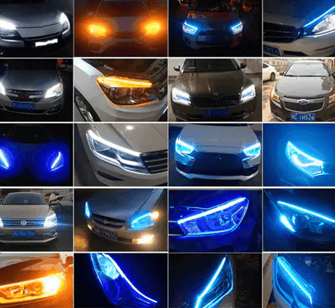 Car LED DRL Turn Signal Light